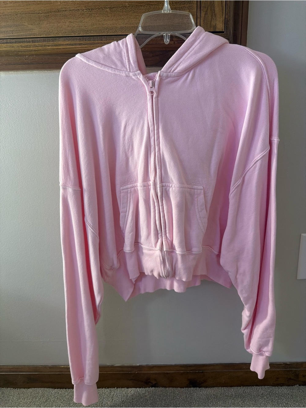 Daily drills Light Pink Women's Zip-Up Hoodie